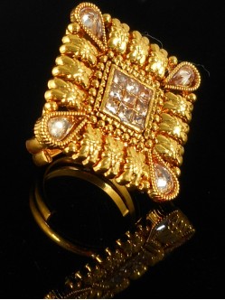 Designer Polki Finger Ring